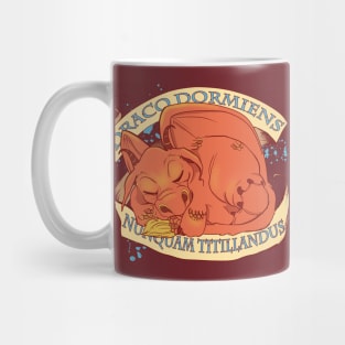 Never Tickle a Sleeping Dragon Mug